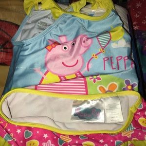 Girls two piece swimming suit